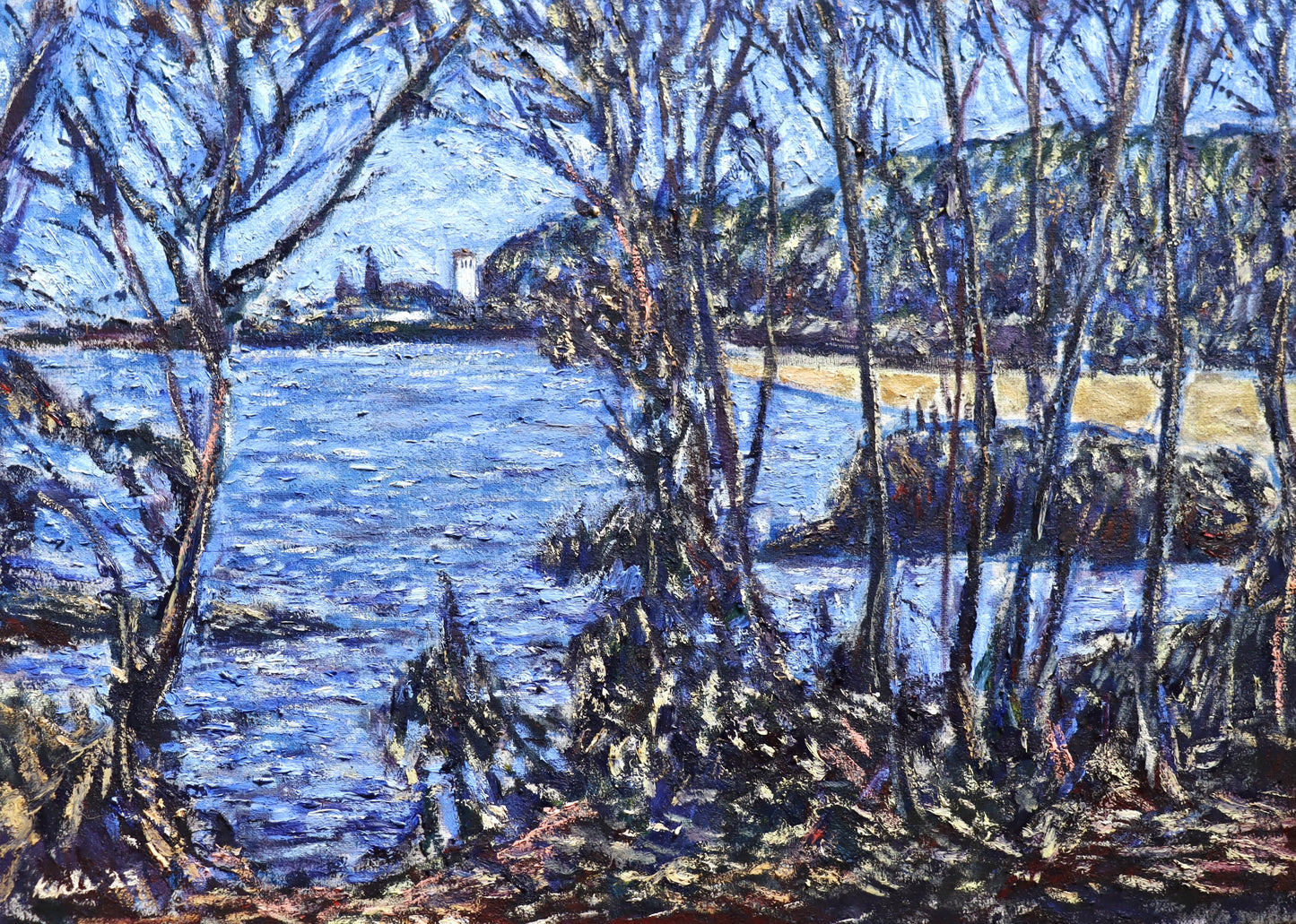 "Blue Waimea Rock" Print