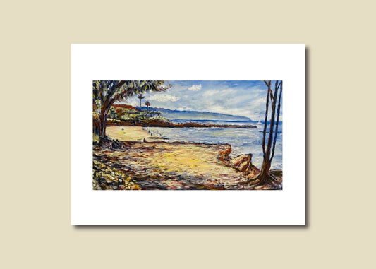 "3 Tables with Mt. Ka'ala" Print