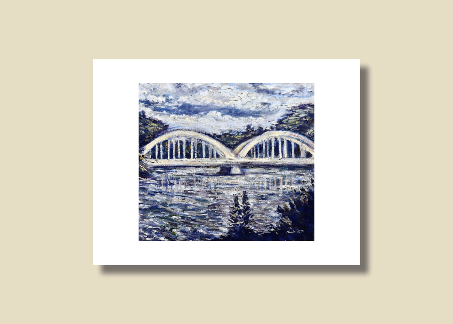 "Haleiwa Bridge #603" Print