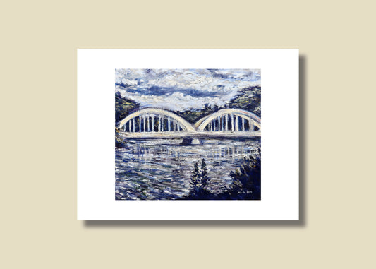 "Haleiwa Bridge #603" Print