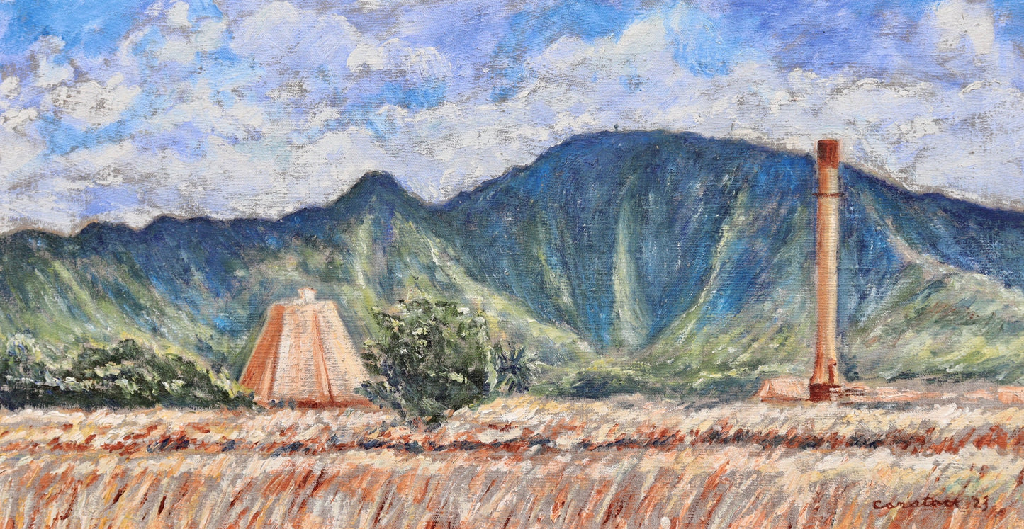 "Old Waialua Sugar Mill" Print