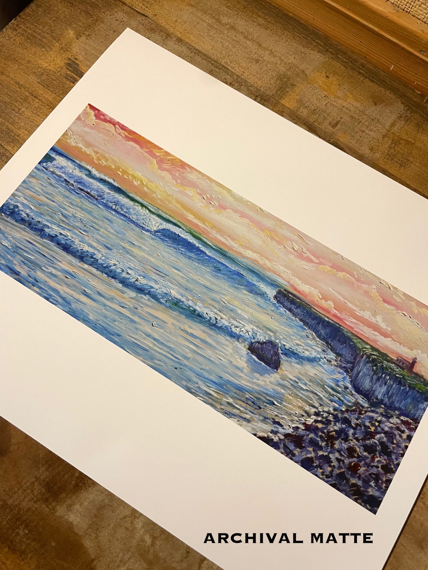 "Waimea Set Wave" Print
