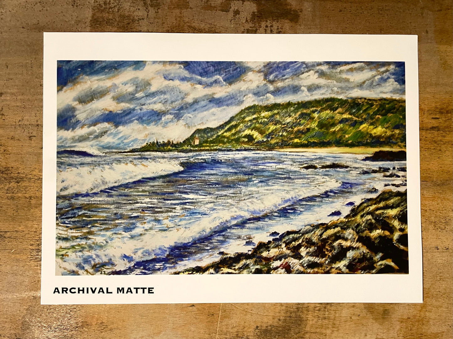 "Waimea Set Wave" Print