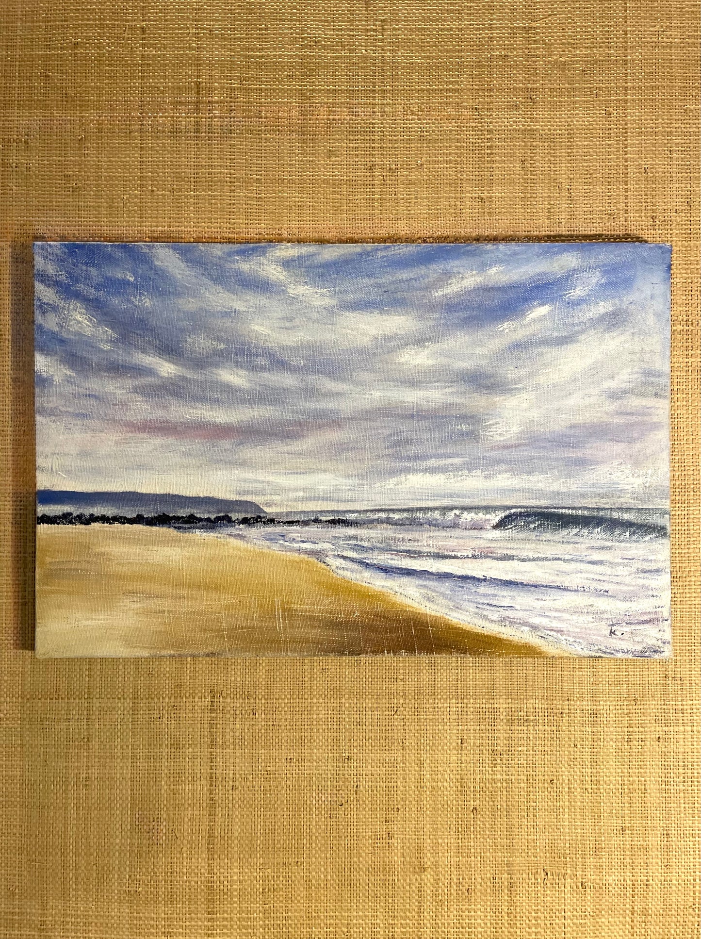 "Ka`ena Point and Wave" Small Original