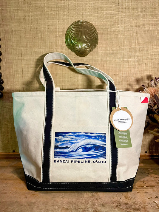 Wave Paintings Heavy Duty Boat Tote