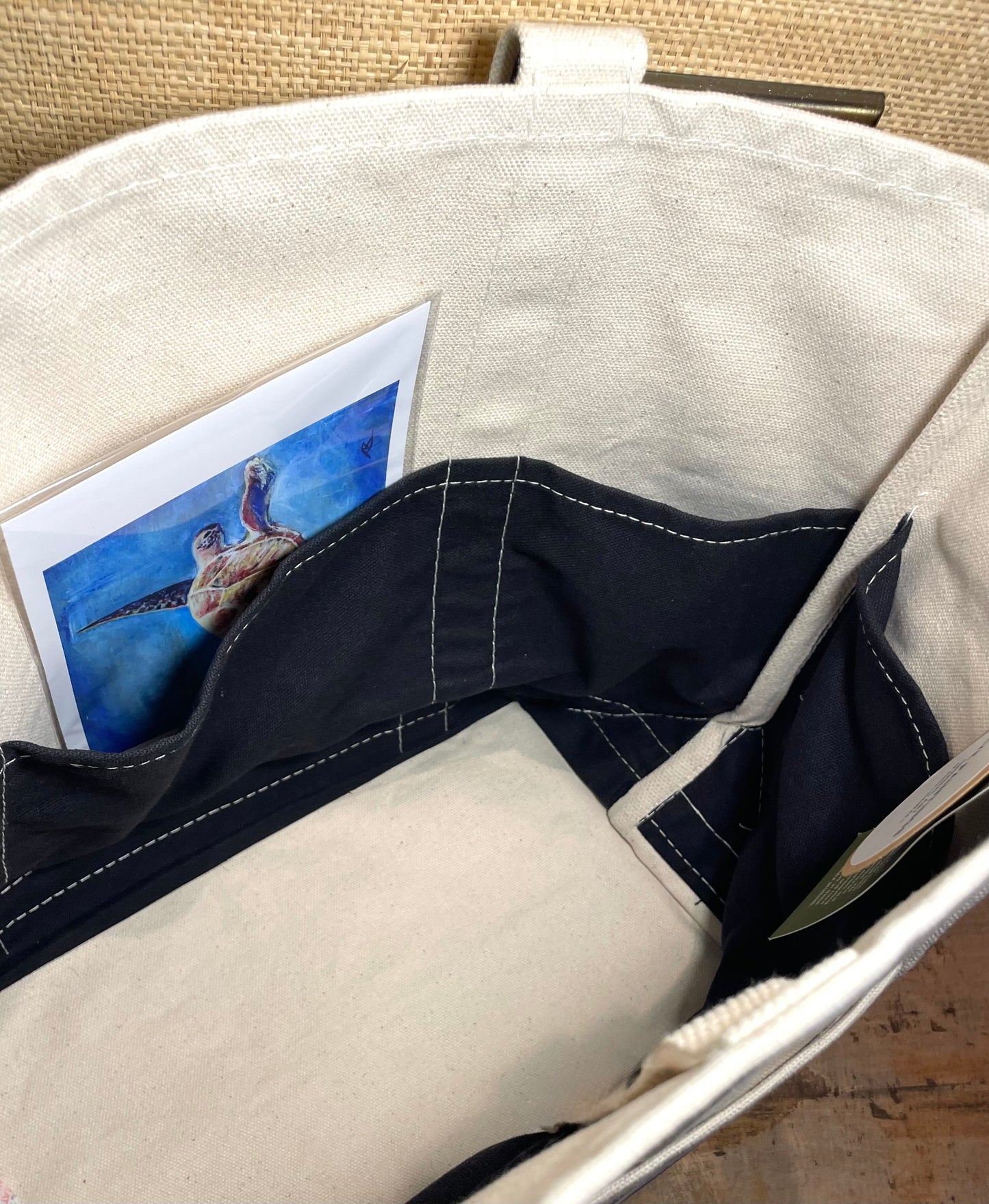 Wave Paintings Heavy Duty Boat Tote