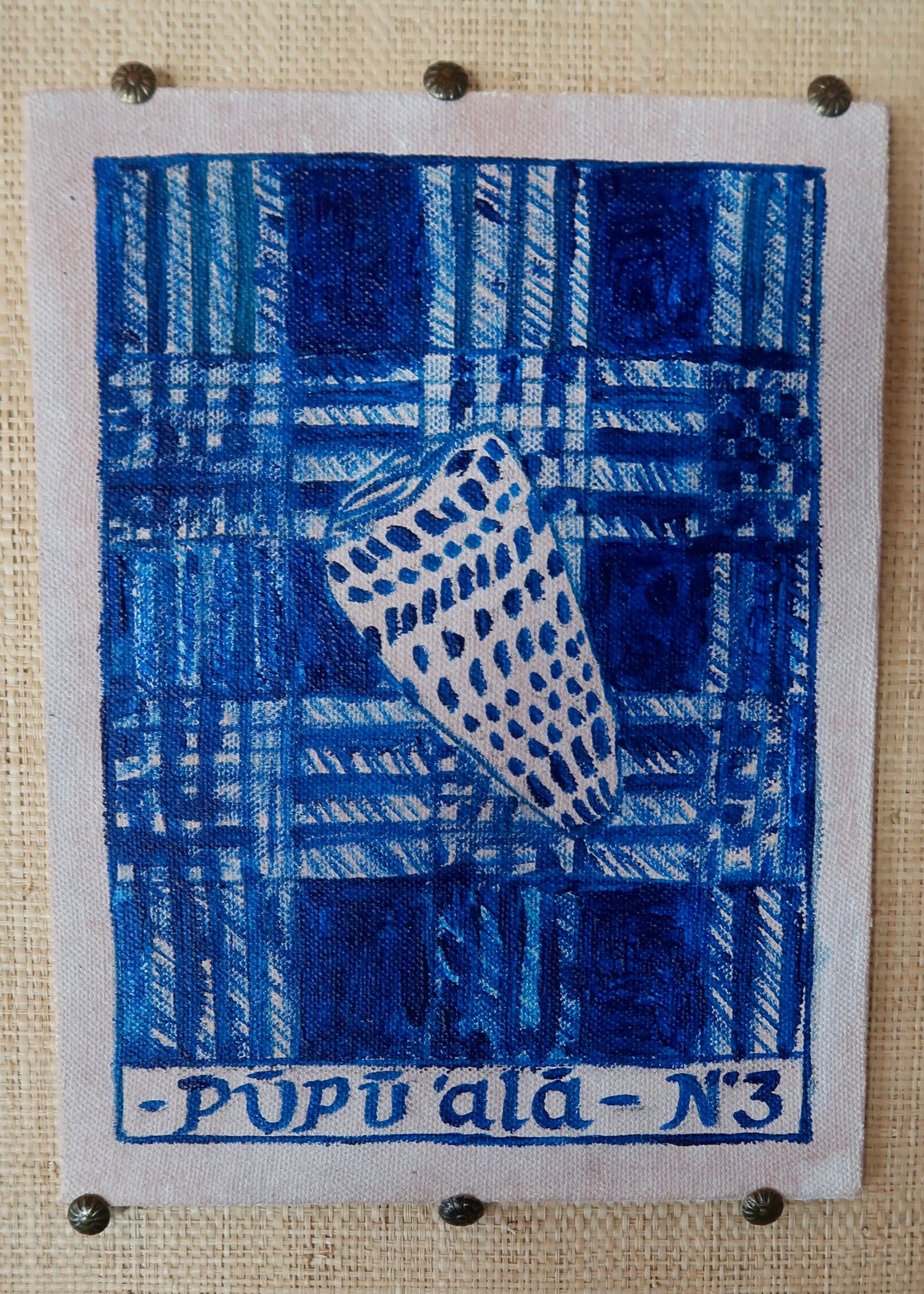 Leopard Cone - pūpū ʻalā - Painting "H"