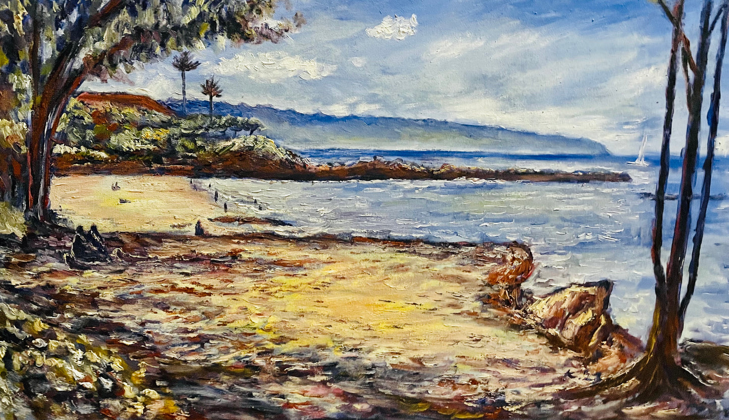 "3 Tables with Mt. Ka'ala" Print
