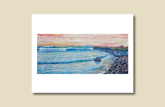 "Santa Cruz Lighthouse" Print