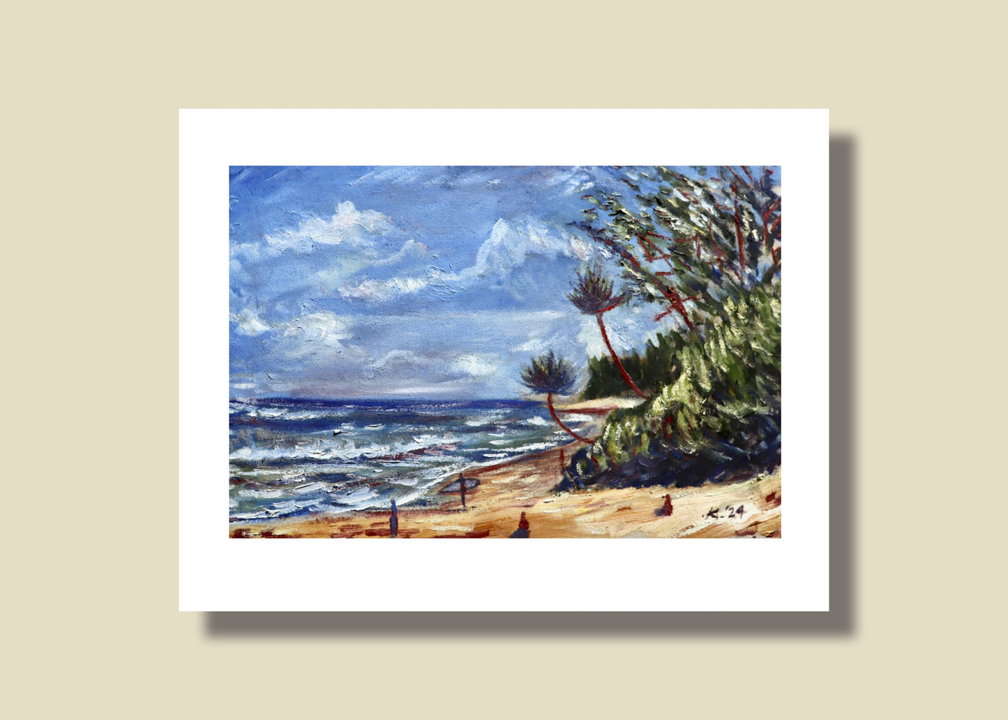 "Sunset Palm" Print