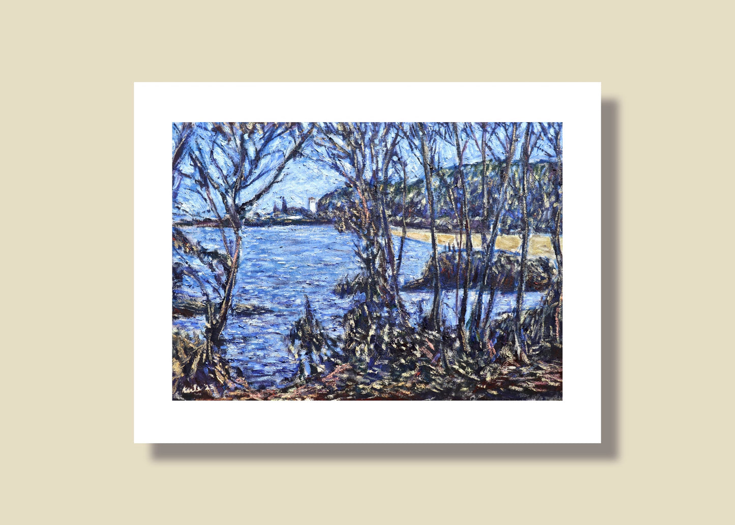 "Blue Waimea Rock" Print