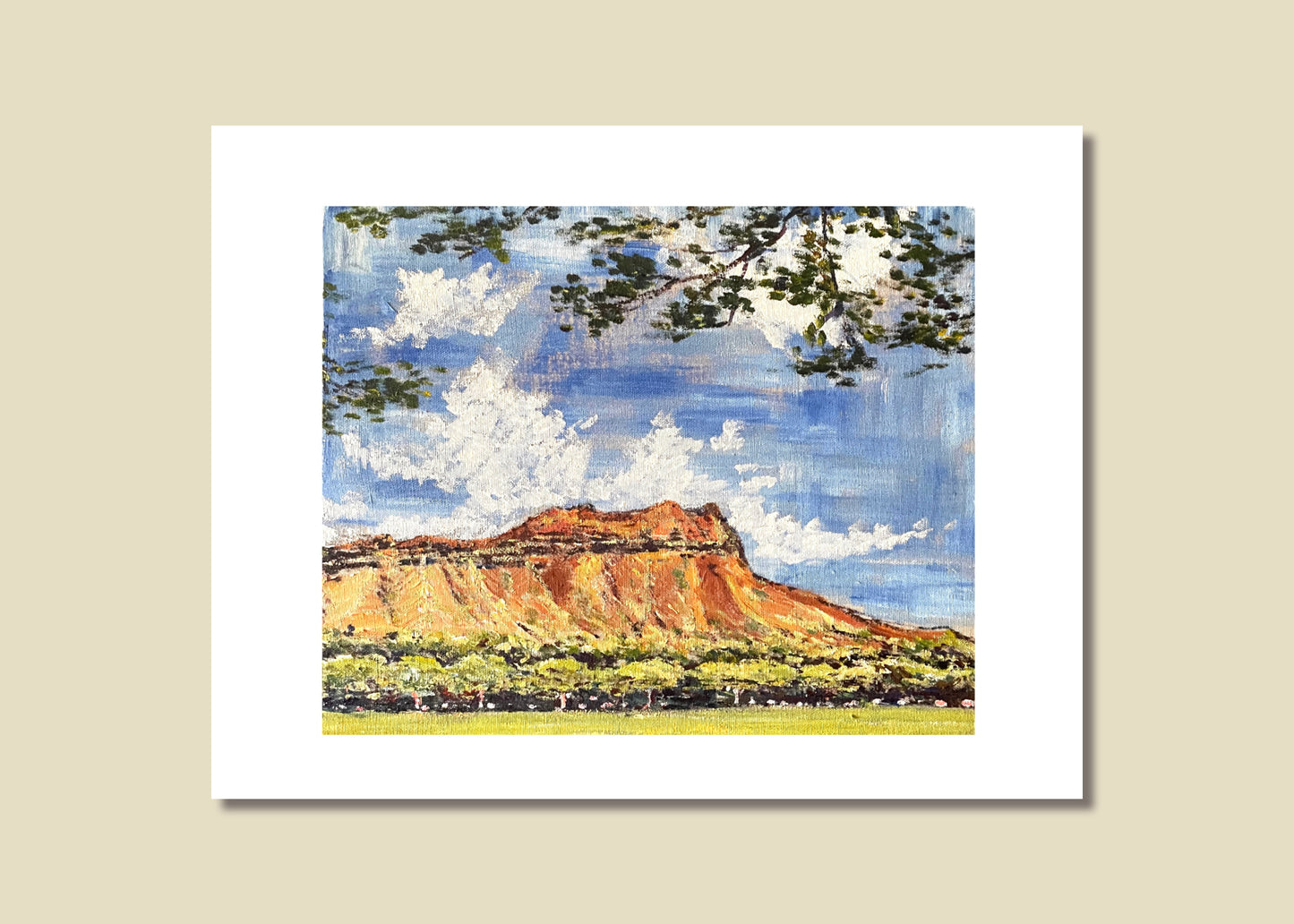 "Diamond Head" Print
