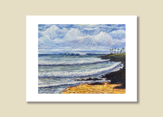 "Waimea Set Wave" Print
