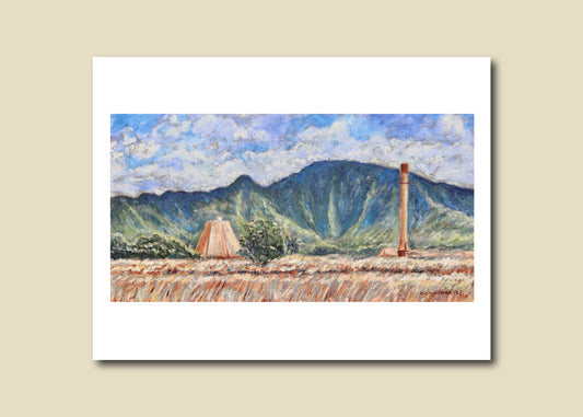 "Old Waialua Sugar Mill" Print