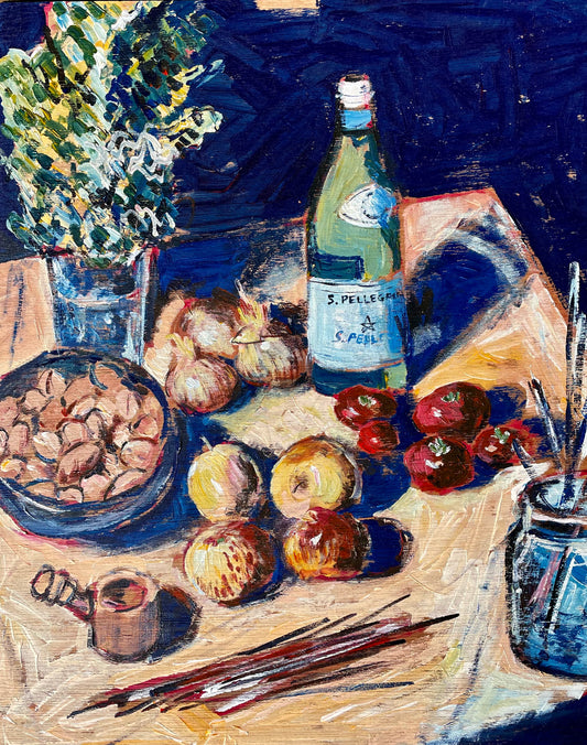 "Still Life with Pellegrino"